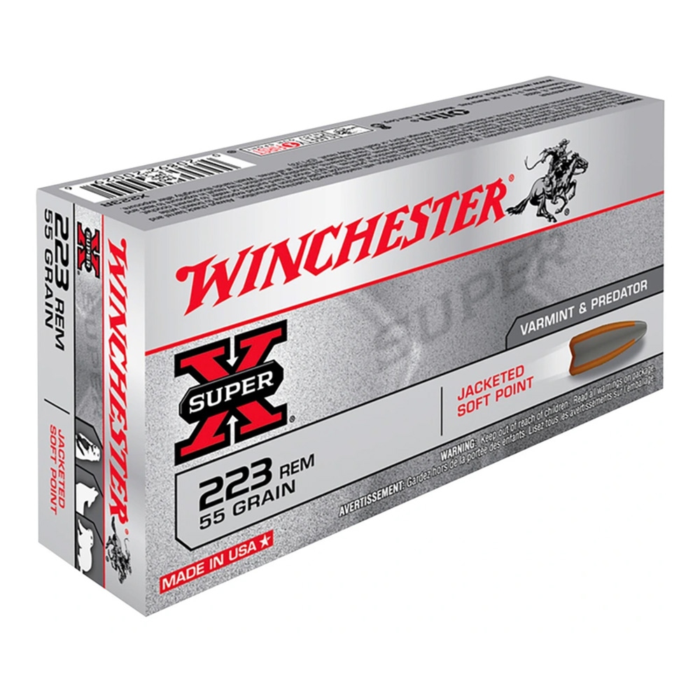Winchester .223 Rem. Super X SP 3,6/55grs.