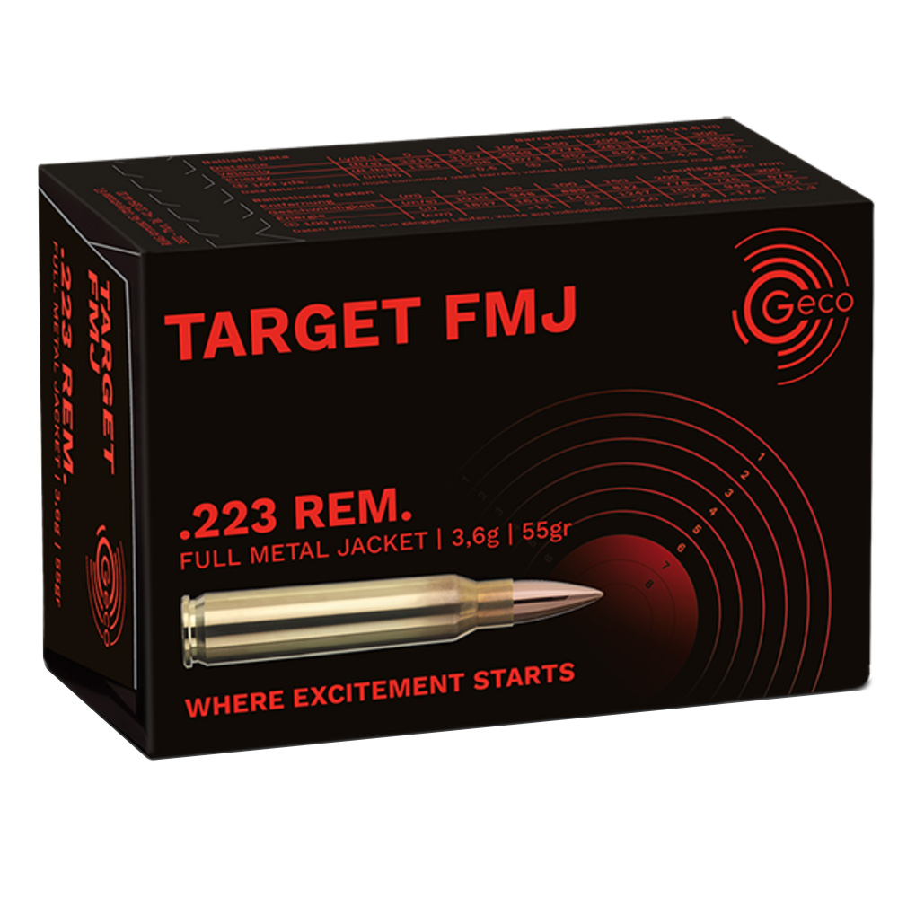 Geco .223 Rem. Target FMJ 3,6g/55grs.