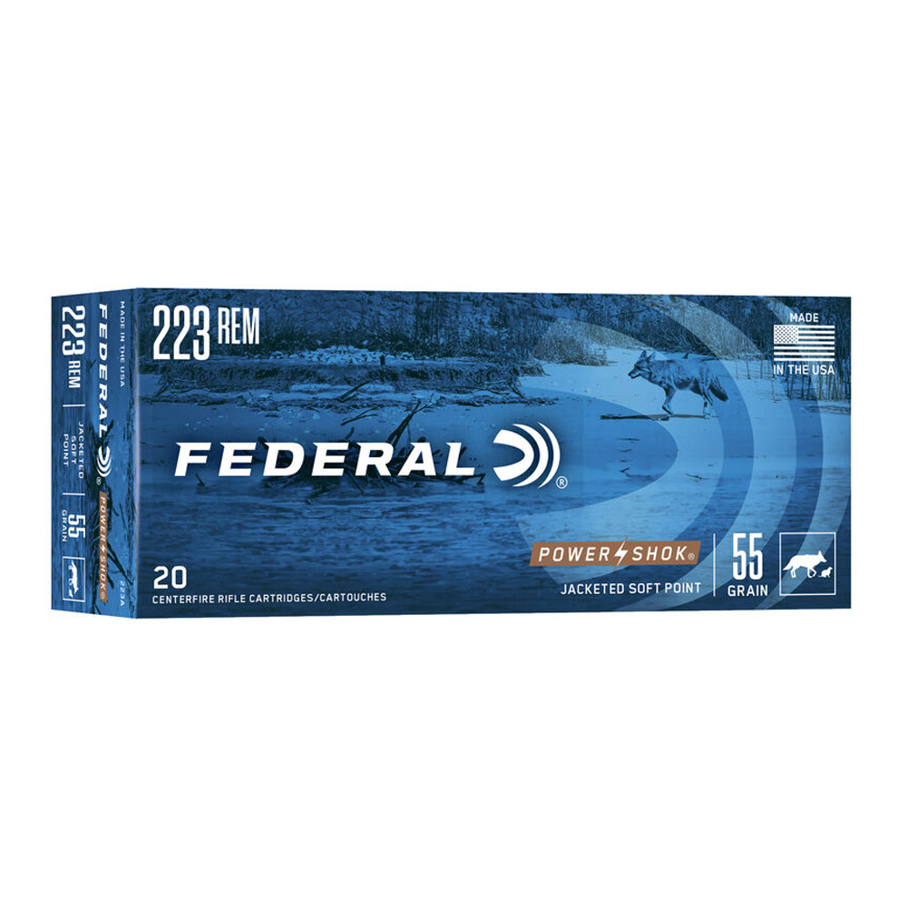 Federal Premium .223 Rem. Power-Shok SP 3,56g/55grs.