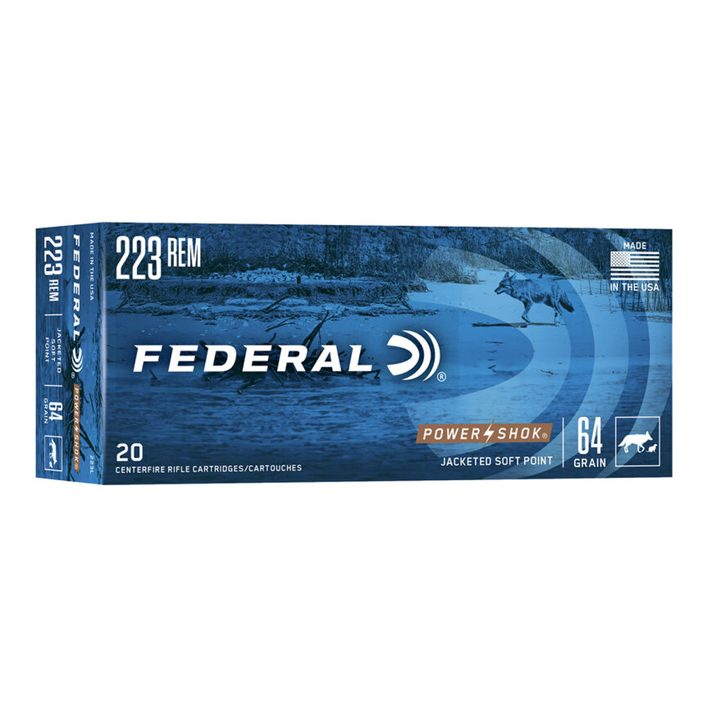 Federal Premium .223 Rem. Power-Shok SP 4,15g/64grs.