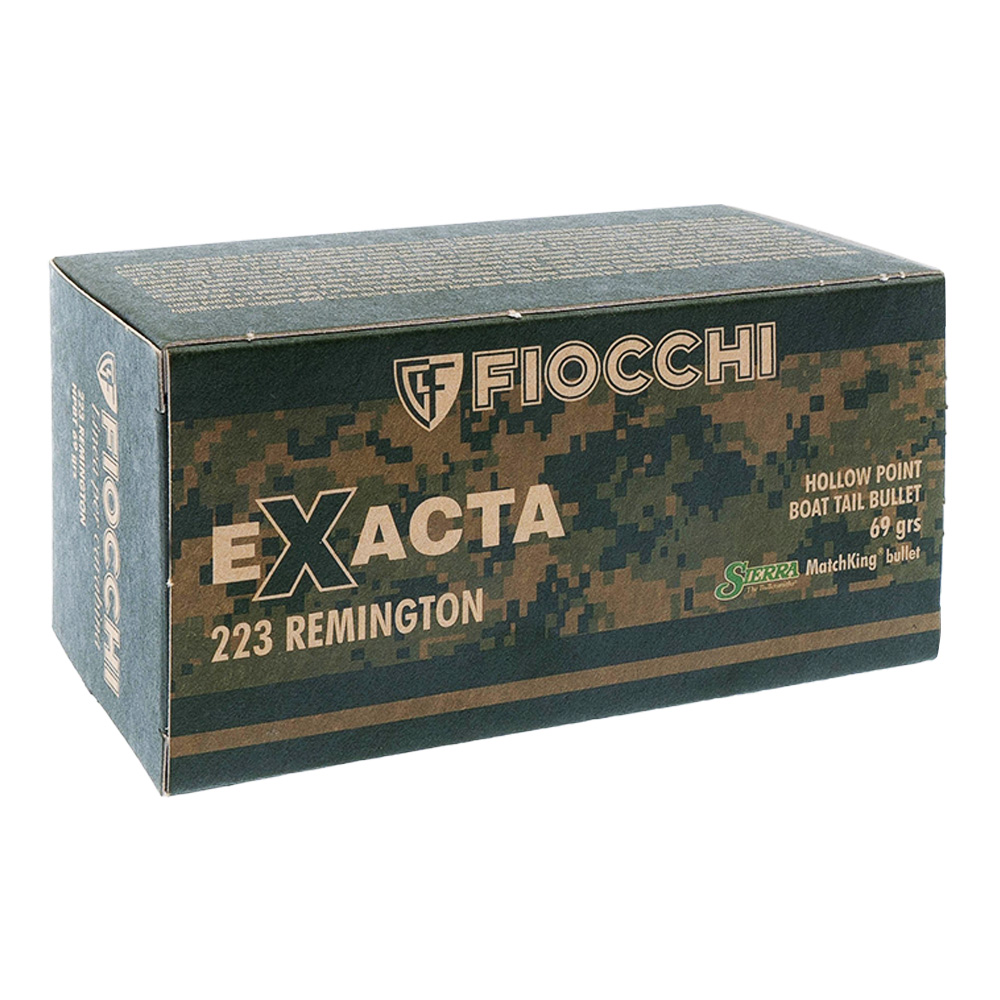 FIOCCHI .223 Rem. Shooting Range Exacta Line HP 4,47g/69grs.