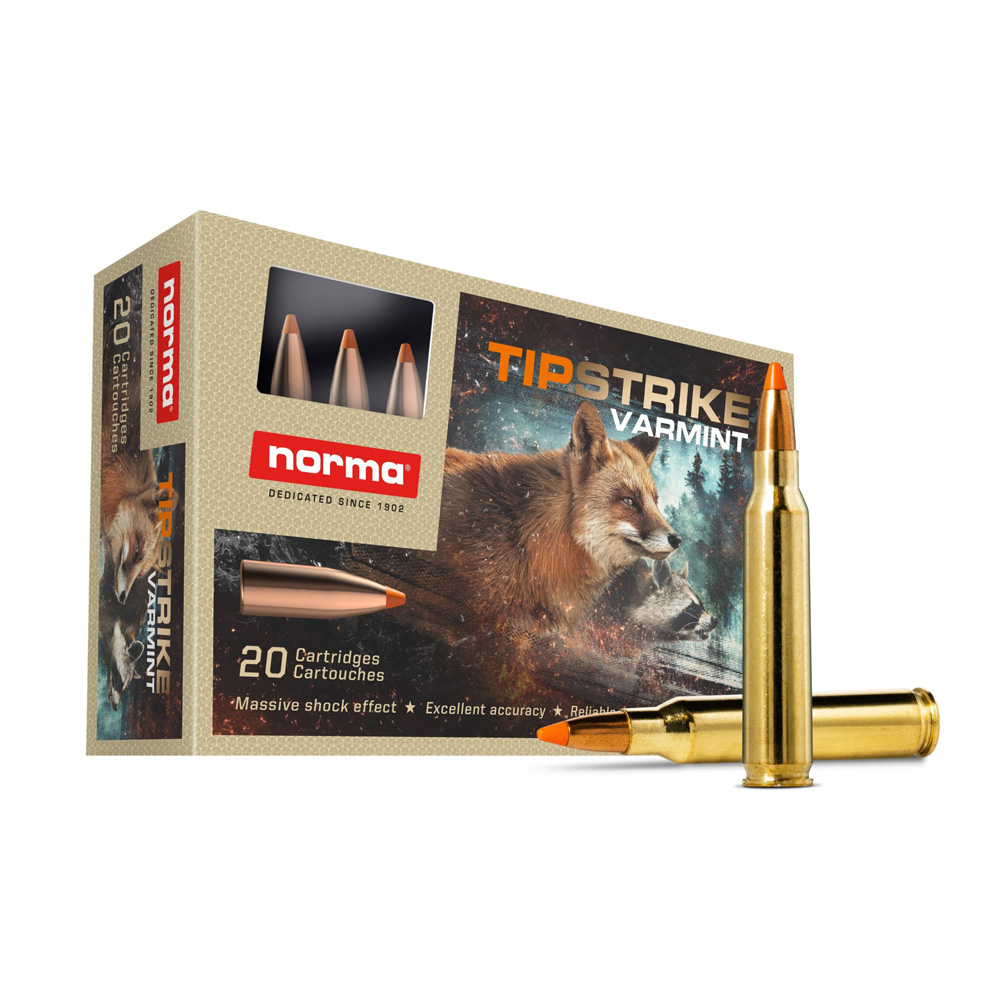 Norma .223 Rem. Tipstrike Varmint 3,56g/55grs.