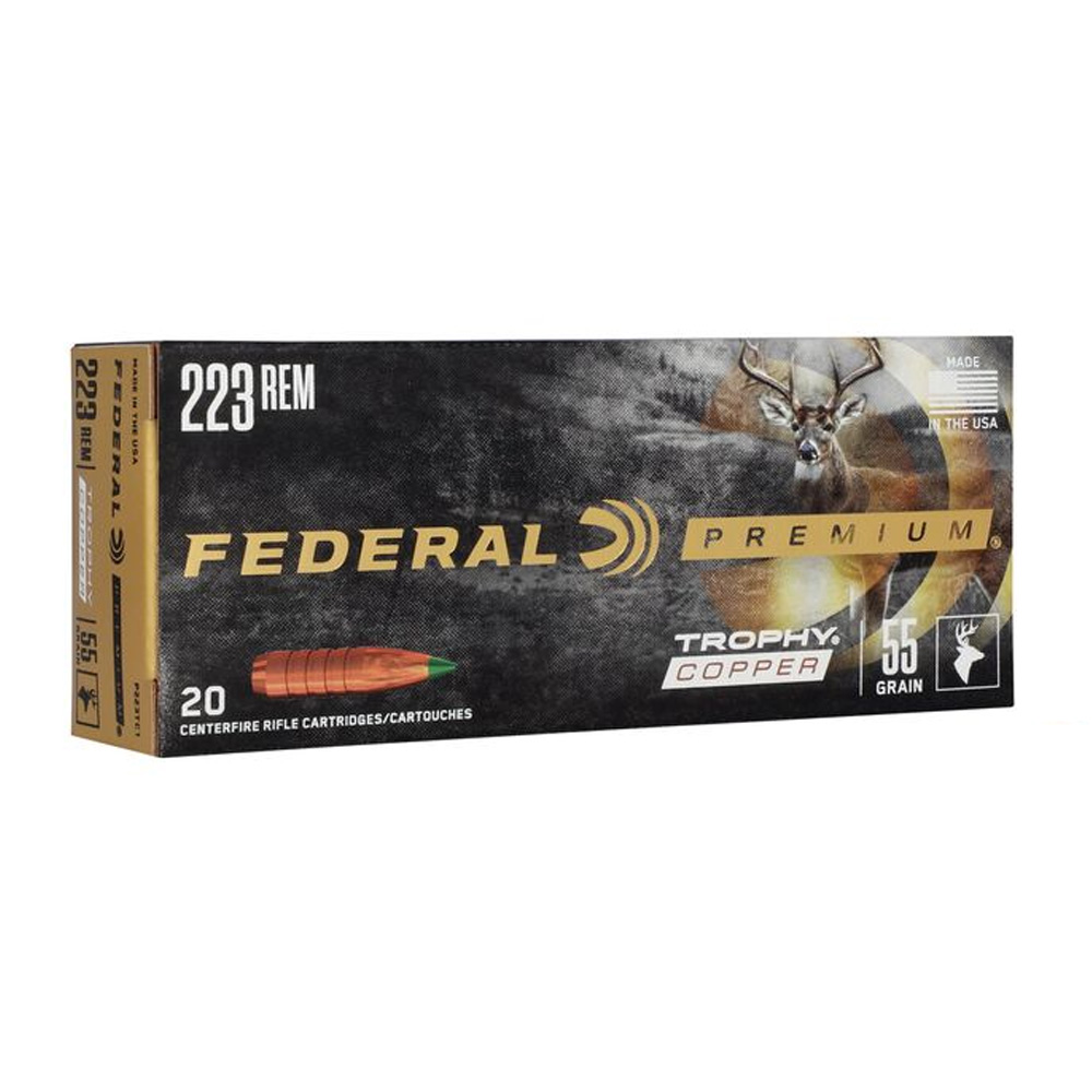 Federal Premium .223 Rem. Trophy Copper SP 3,56g/55grs.