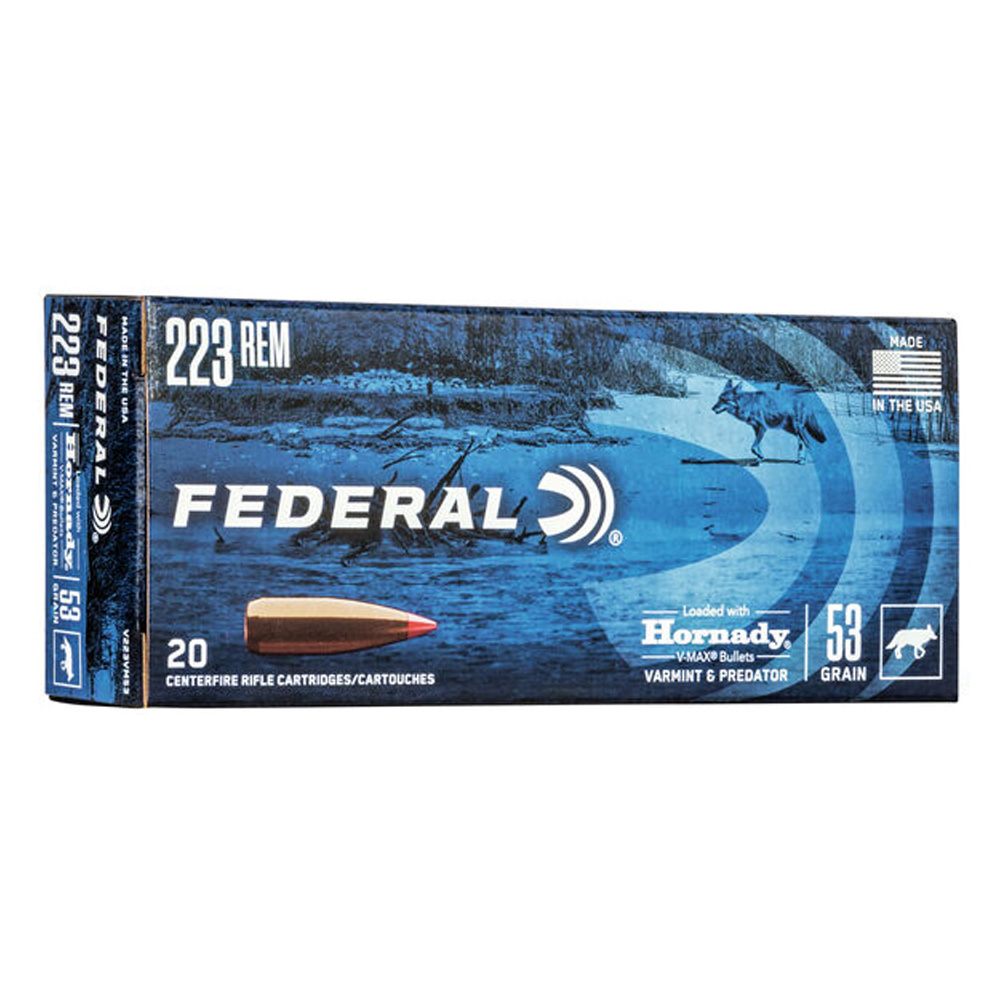 Federal Premium .223 Rem. Varmint & Predator 3,43g/53grs.