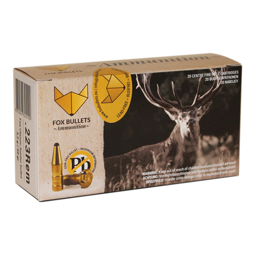 FOX .223 Rem. Classic Hunter SP 3,24g/50grs.
