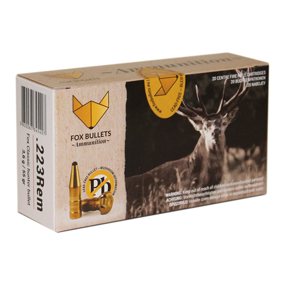 FOX .223 Rem. Classic Hunter SP 3,56g/55grs.