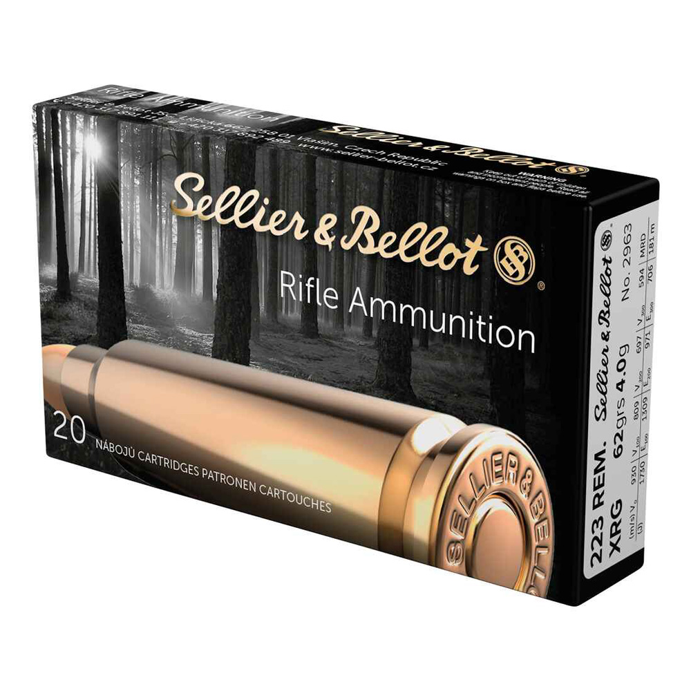Sellier & Bellot .223 Rem. XRG 4,0g/62grs.
