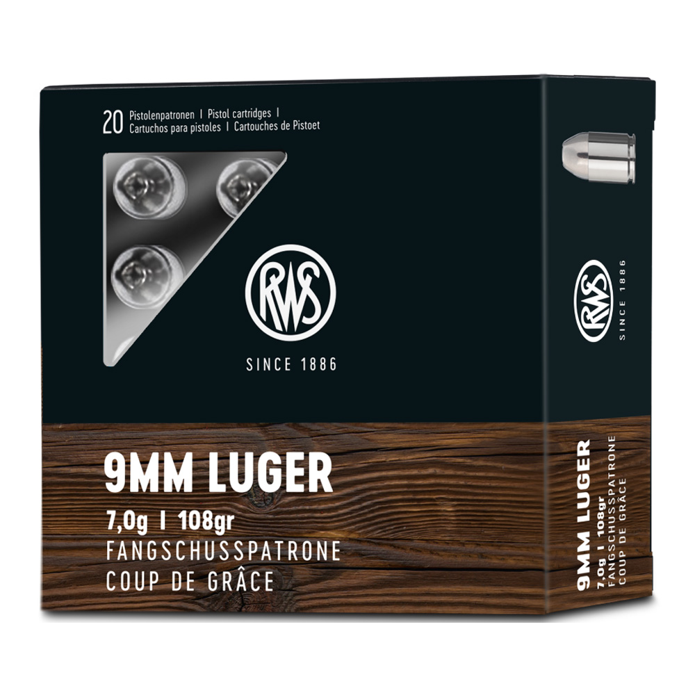 RWS 9 mm Luger Coup De Grace 7,0g/108grs.