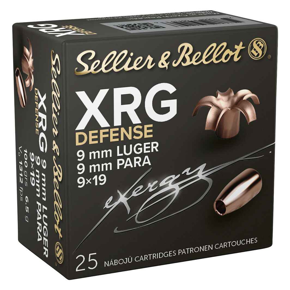 Sellier & Bellot 9 mm XRG-Defense 6,5g/100grs.