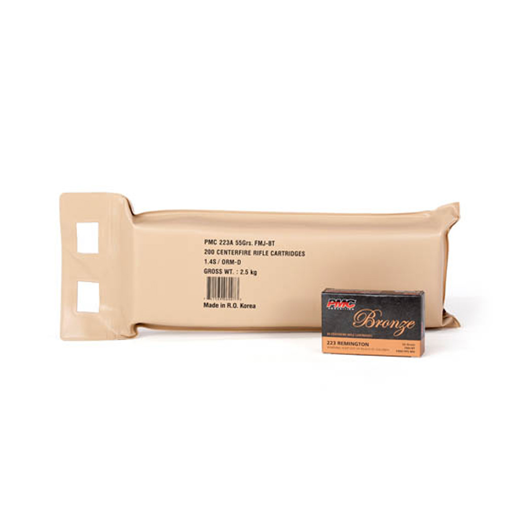 PMC .223 Rem. Bronze Battle-Pack FMJ BT 3,6g/55grs.
