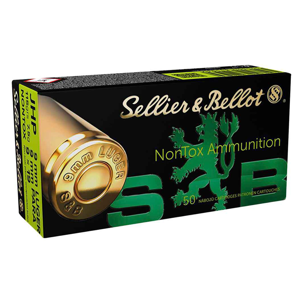 Sellier & Bellot 9 mm Luger JHP NonTox 7,5g/115grs.