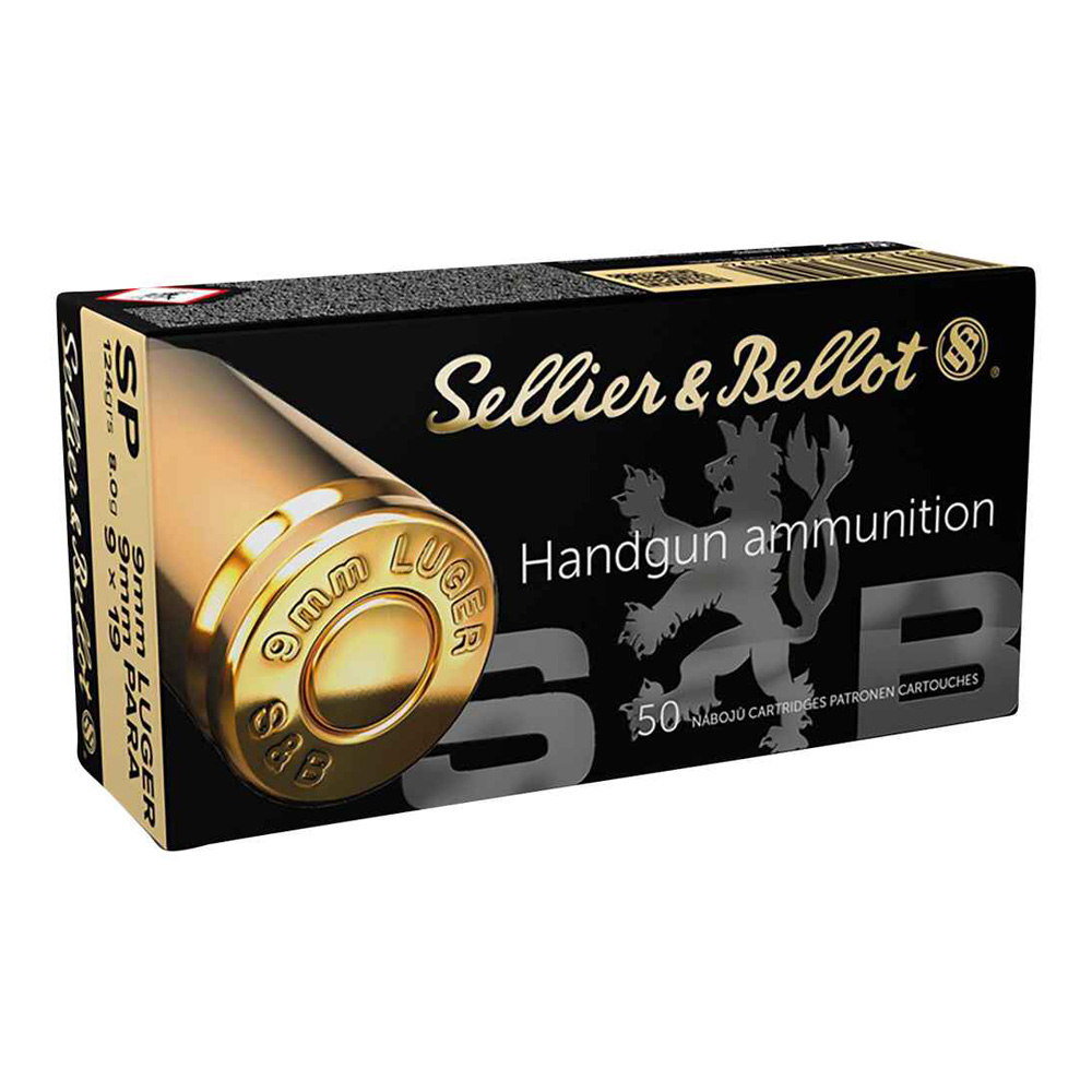 Sellier & Bellot 9 mm Luger SP 8,0g/124grs.