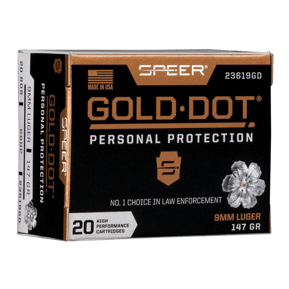 Speer 9 mm Luger Gold Dot HP 9,5g/147grs.