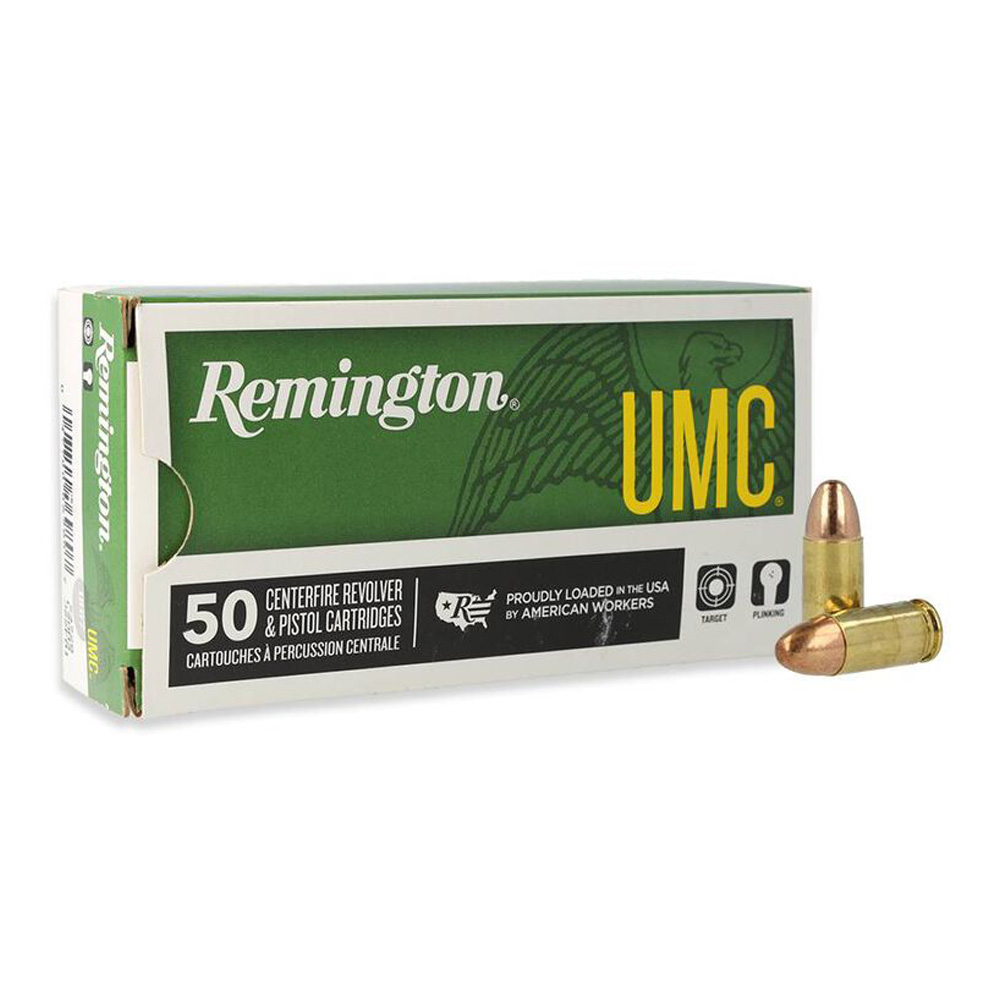 Remington 9 mm Luger FMJ UMC  8,0g/124grs.