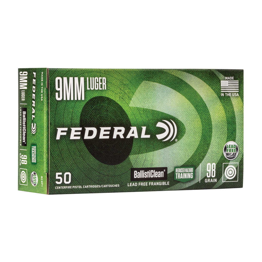 Federal Premium 9mm Luger BallistiClean HP 6,35g/70grs.
