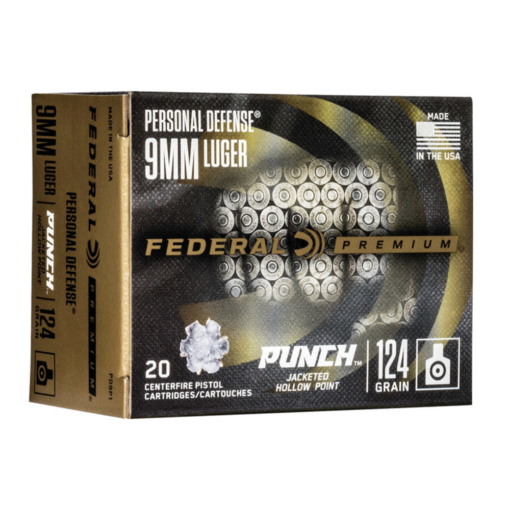 Federal Premium 9mm Luger Punch JHP 8,0g/124grs.