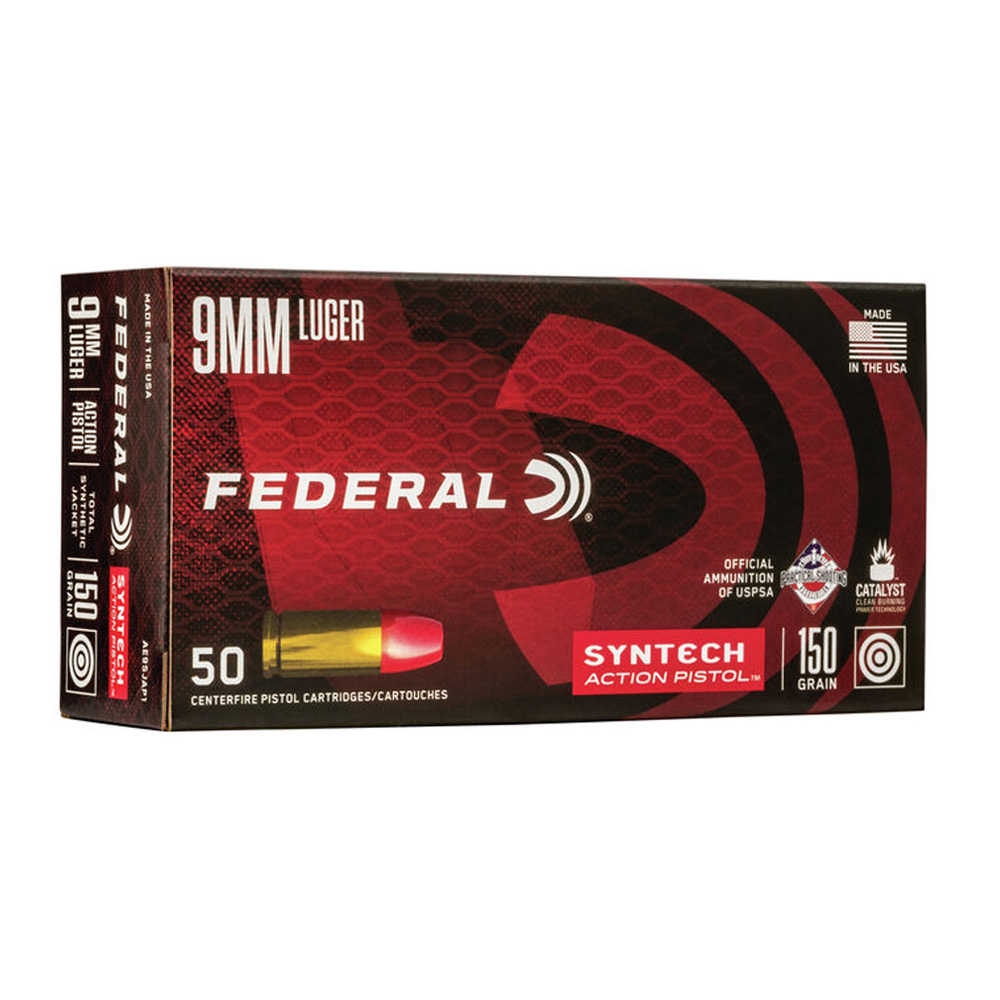 Federal Premium 9mm Luger Syntech Action Pistol 9,7g/150grs.