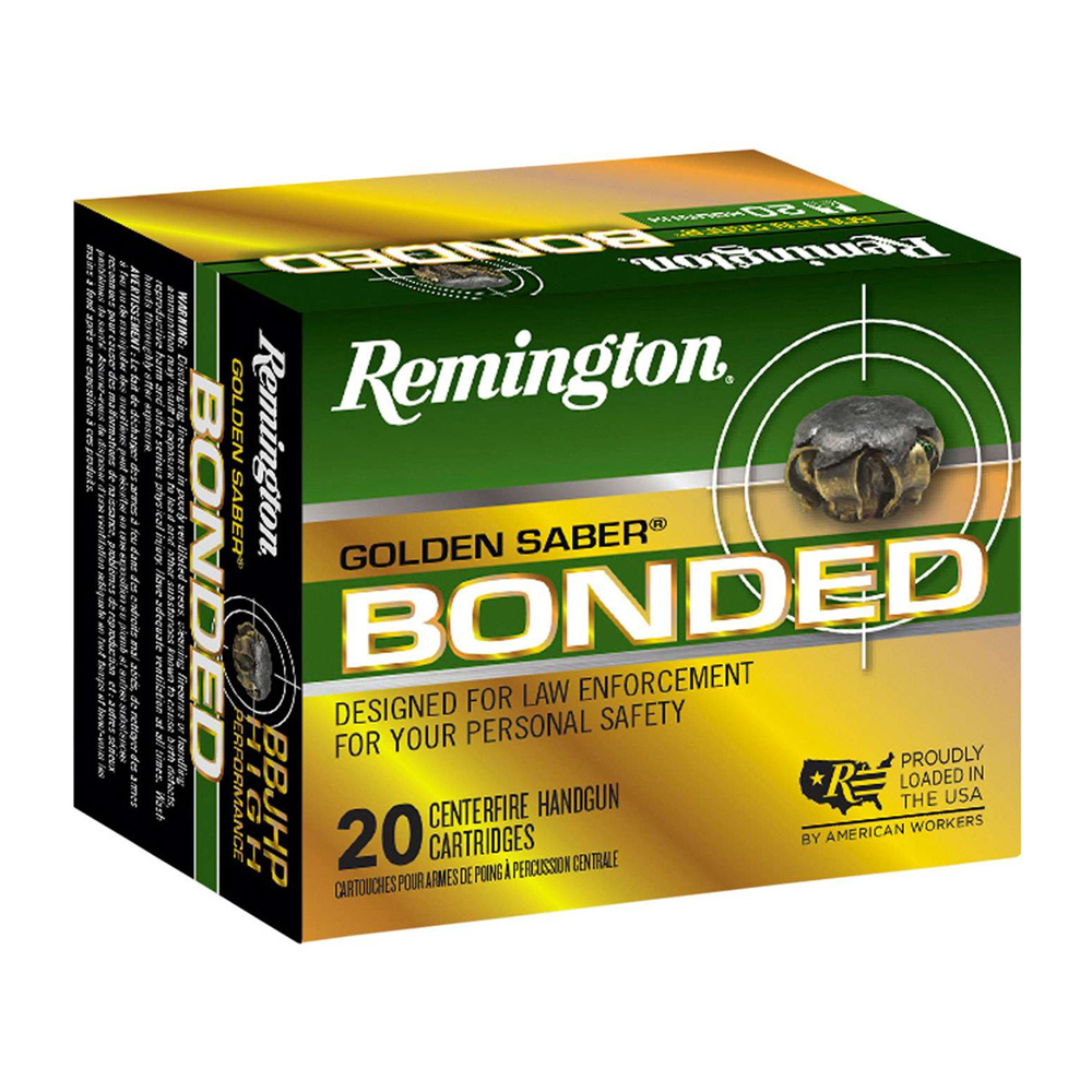 Remington 9mm Luger Golden Saber Bonded 9,5g/147grs.