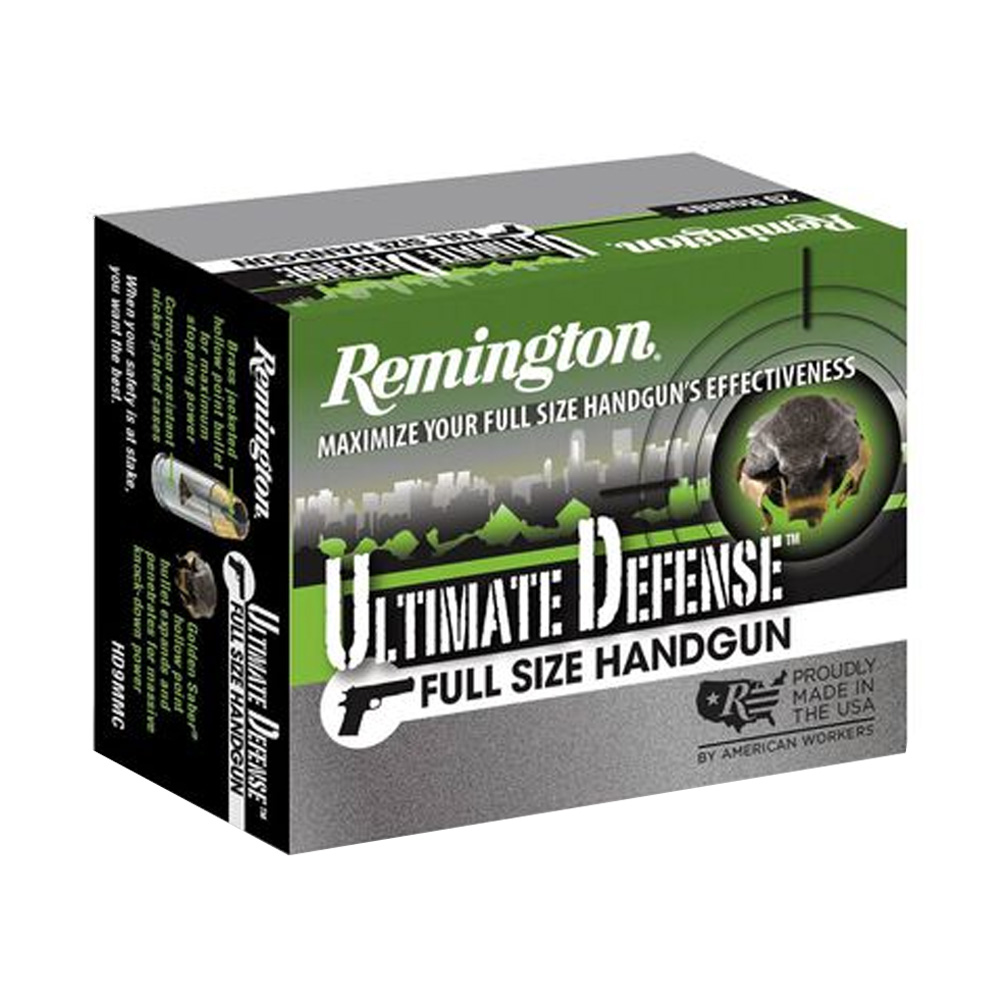 Remington 9mm Luger Ultimate Defense Full Size BJHP 8,0g/124grs.