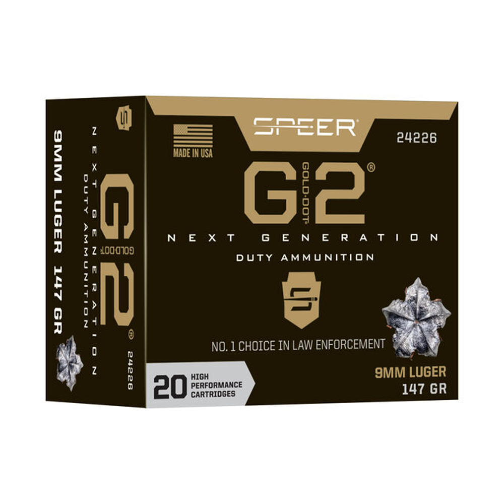 Speer 9mm Luger Gold Dot G2 HP 9,5g/147grs.