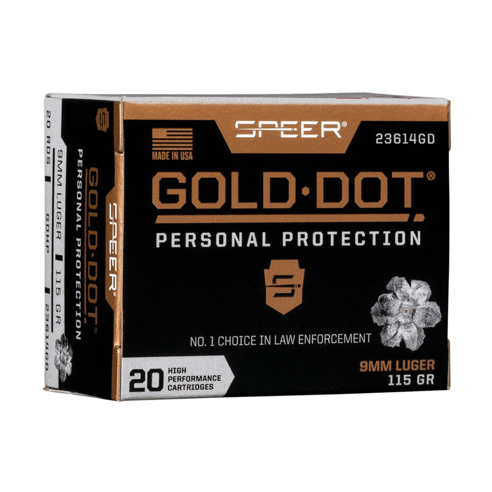 Speer 9mm Luger Gold Dot HP 7,5g/115grs.