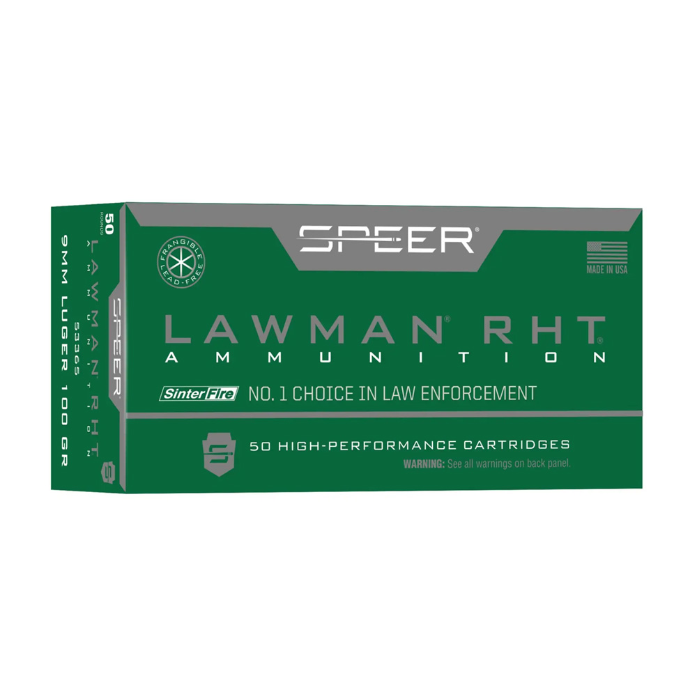 Speer 9mm Luger Lawman RHT 6,5g/100grs.