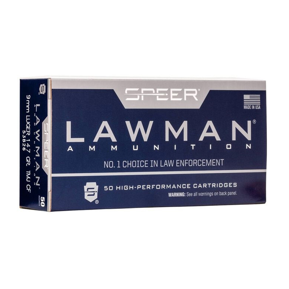 Speer 9mm Luger Lawman TMJ Clean Fire 9,5g/147grs.