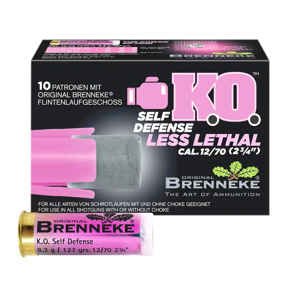 Brenneke 12/70 KO Self Defense Less Lethal 9,1g/140grs