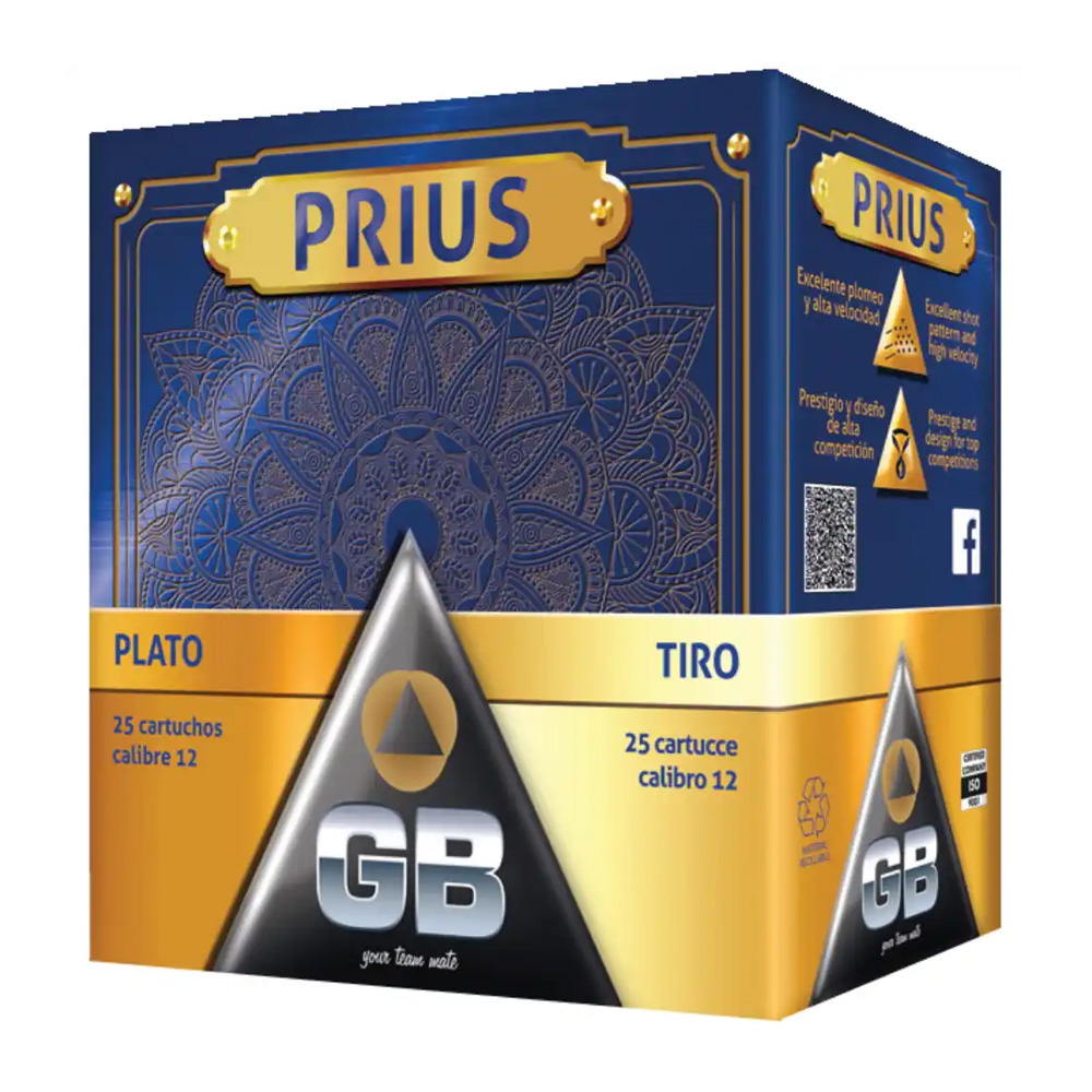 GB 12/70 Competition Prius 2,25mm 28g