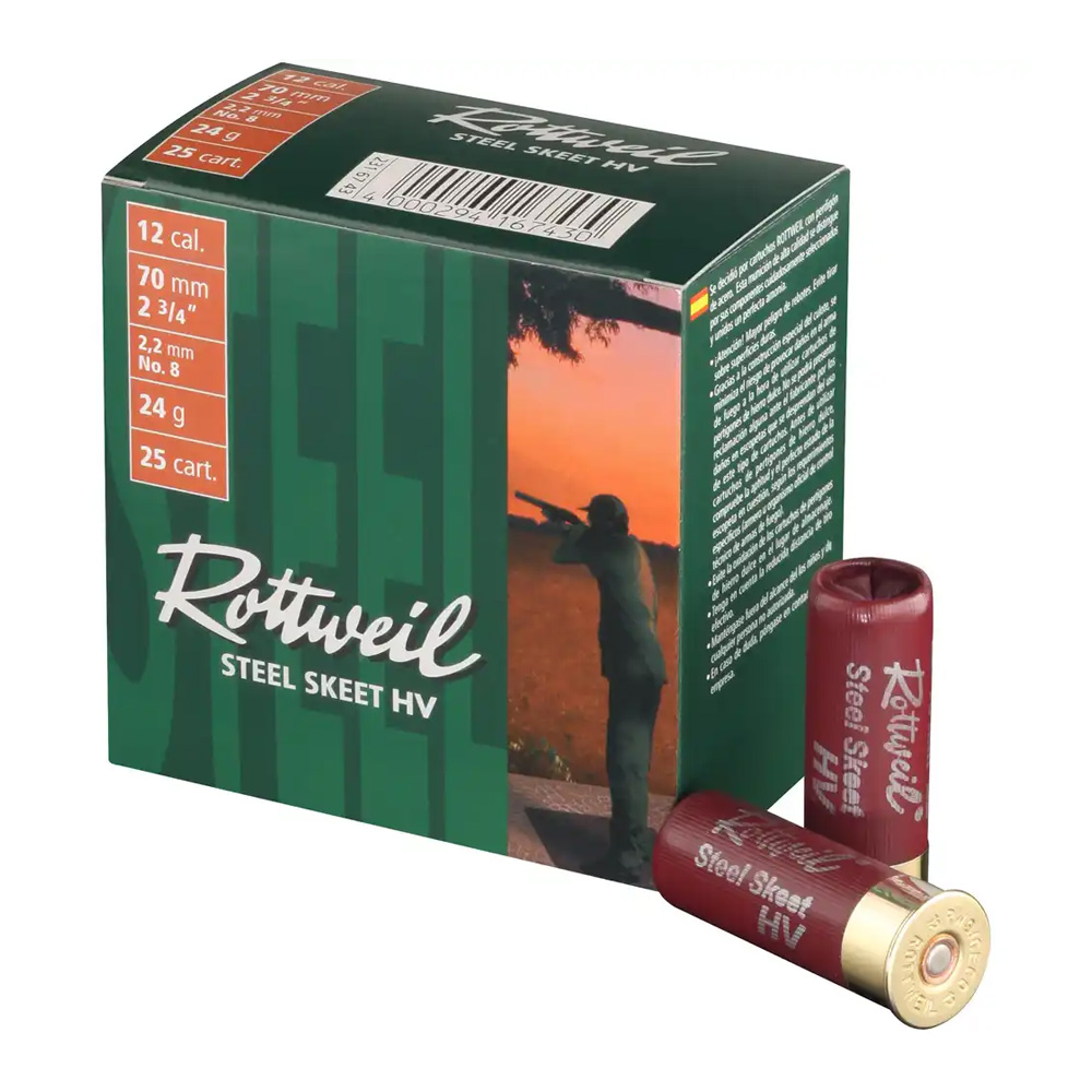 Rottweil 12/70 Steel Skeet 2,2mm 24g