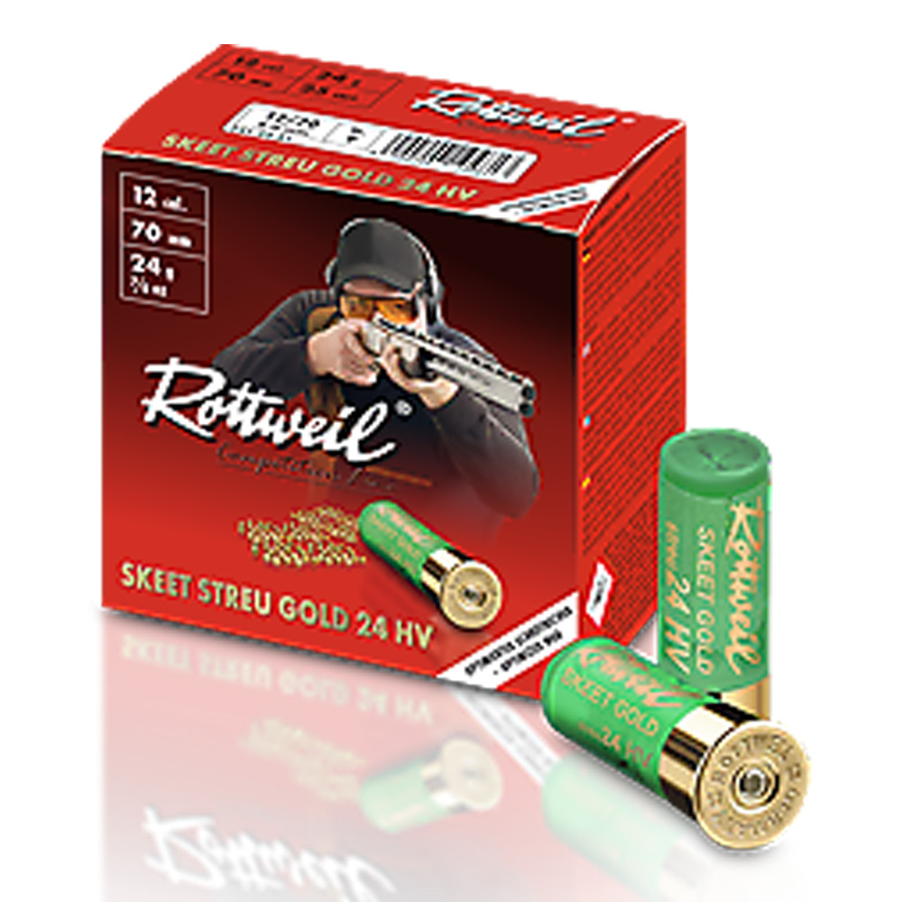 Rottweil 12/70 Skeet Streu Gold 24 HV 2,0mm 24g