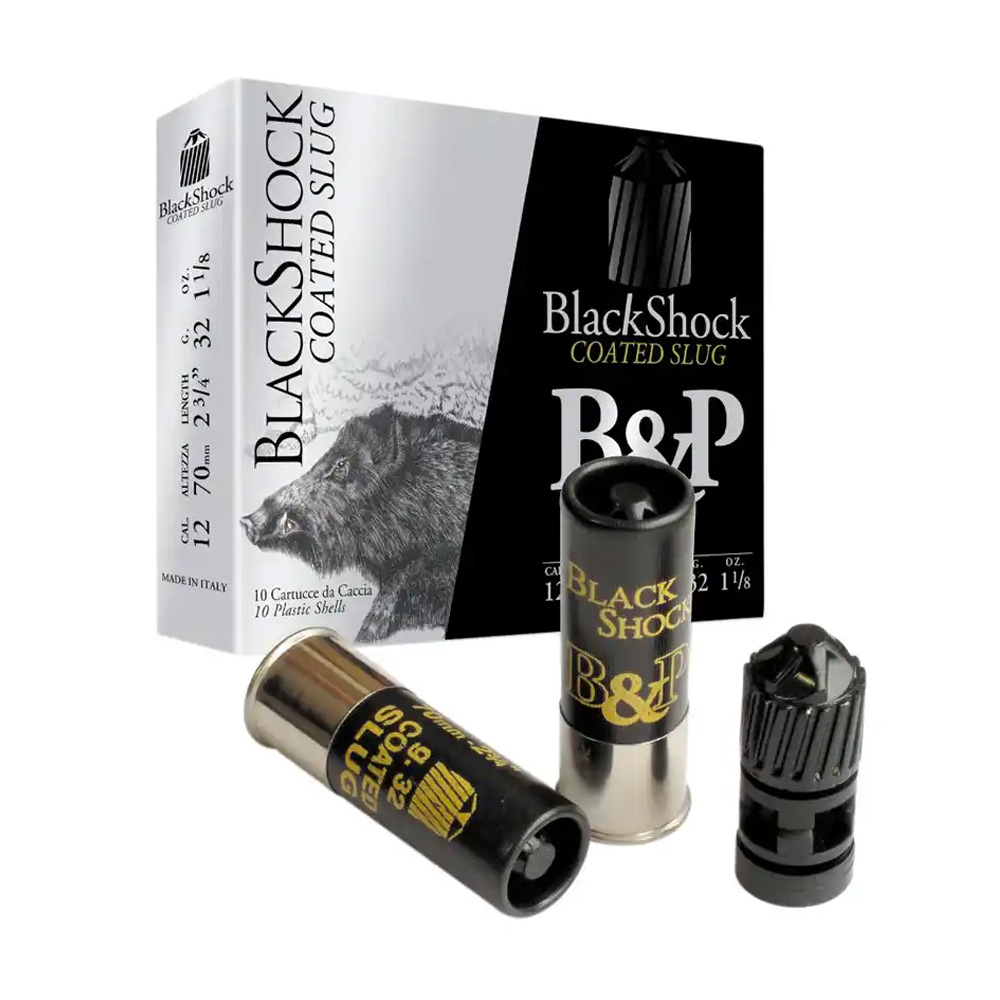 B&P 12/70 Big Game Black Shock Slug 32g