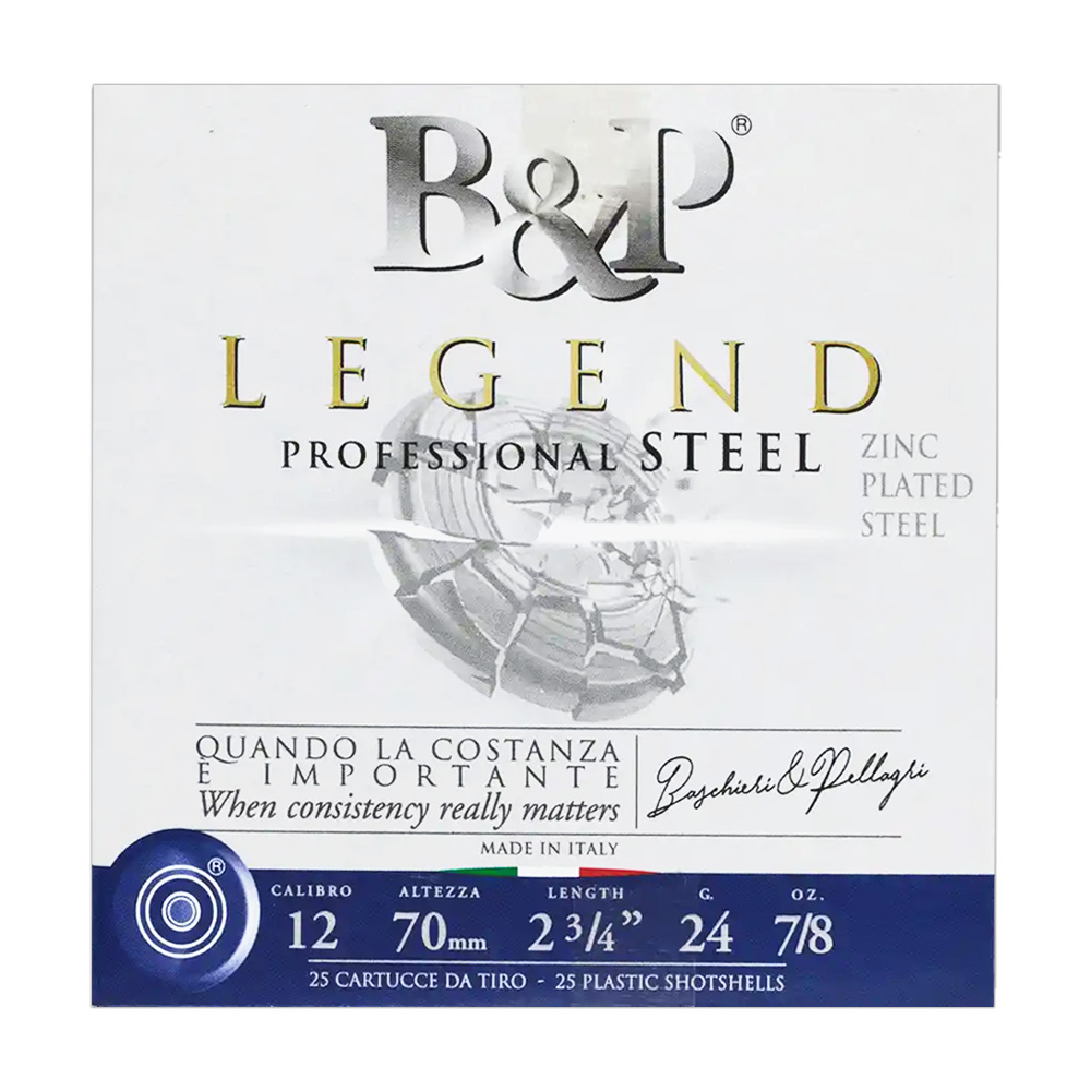 B&P 12/70 F2 Legend Professional Steel 2,5mm 24g