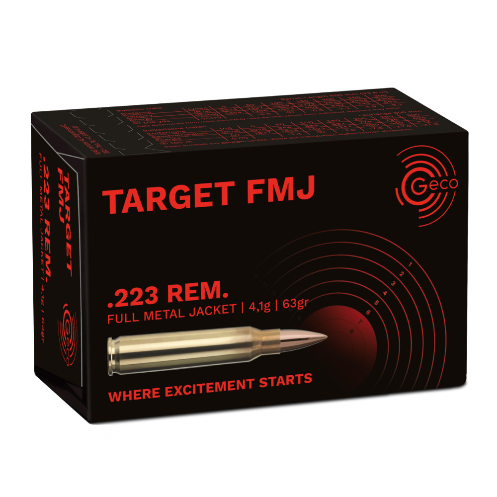 Geco .223 Rem. Target FMJ 4,1g/63grs.
