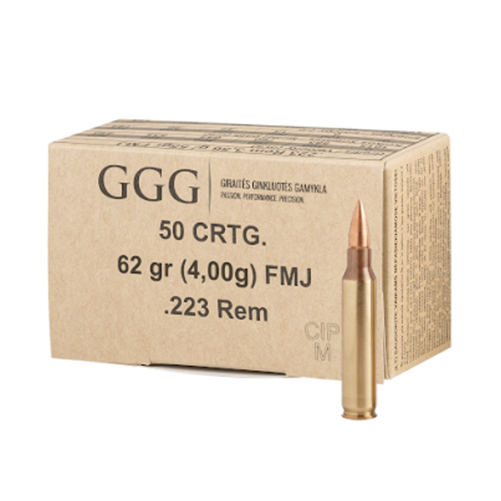 GGG .223 Rem. Standard FMJ 4,0g/62grs.