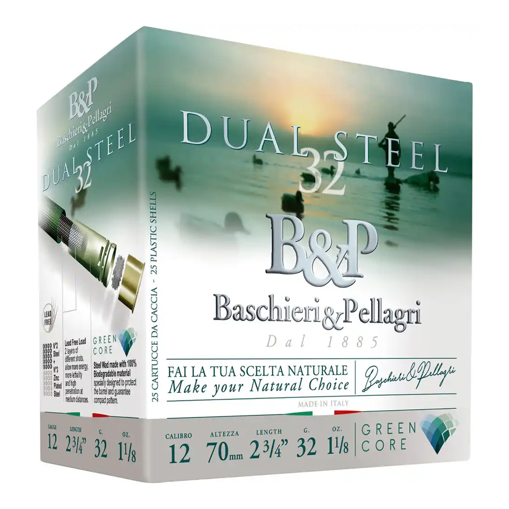 B&P 12/70 Dual Steel GC 3,3mm Zinc + 3,5mm Steel 32g