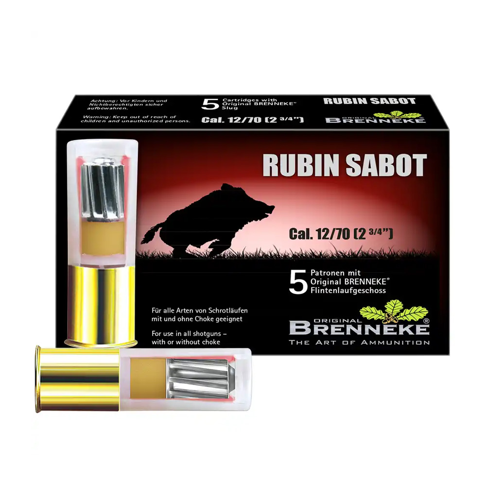 Brenneke 12/70 Rubin Sabot 28,0g/432grs