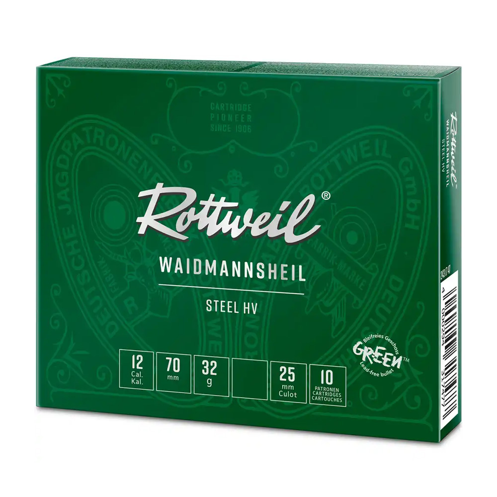 Rottweil 12/70 Waidmannsheil Steel HV 3,25mm 32g