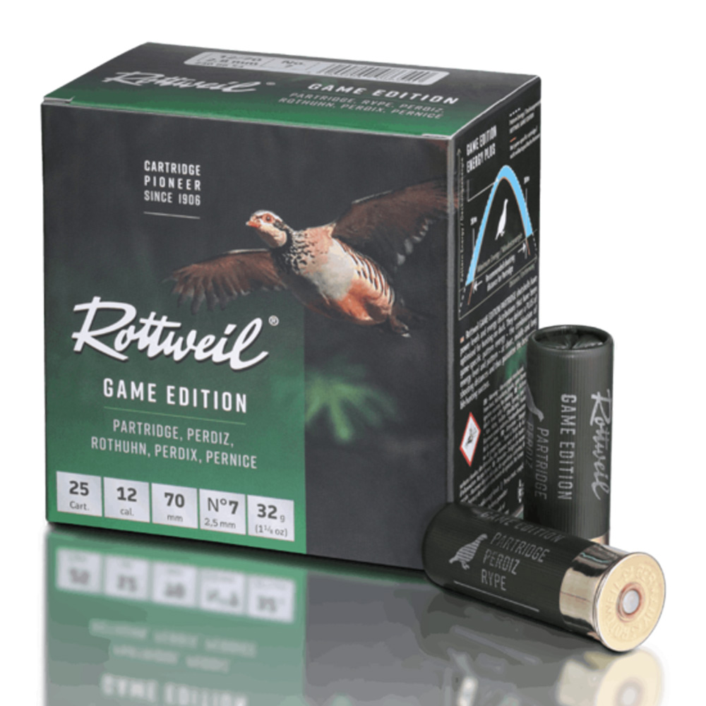 Rottweil 12/70 Game Edition Rebhuhn 2,5mm 32g