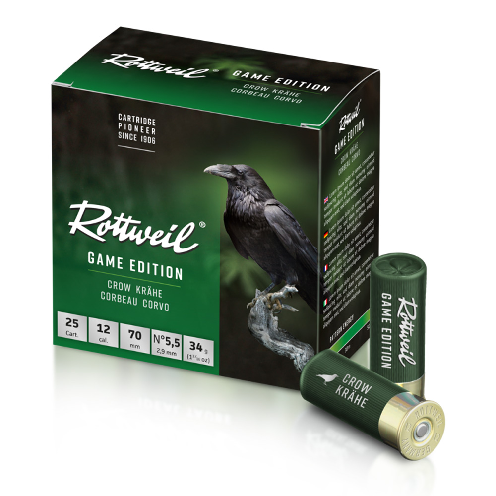 Rottweil 12/70 Game Edition Krähe 2,9mm 34g