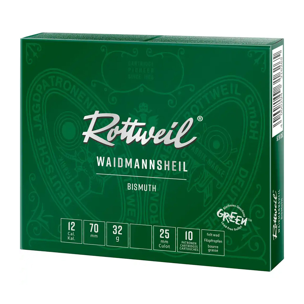 Rottweil 12/70 Waidmannsheil Bismuth 3,5mm 32g