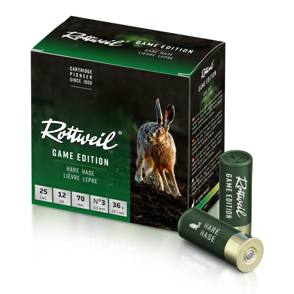 Rottweil 12/70 Game Edition Hase 3,5mm 36g