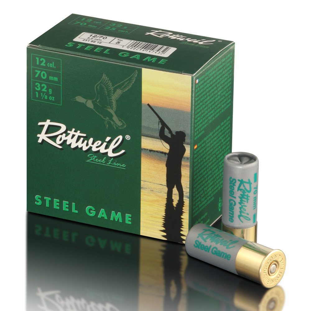 Rottweil 12/70 Steel Game 3,0mm 32g