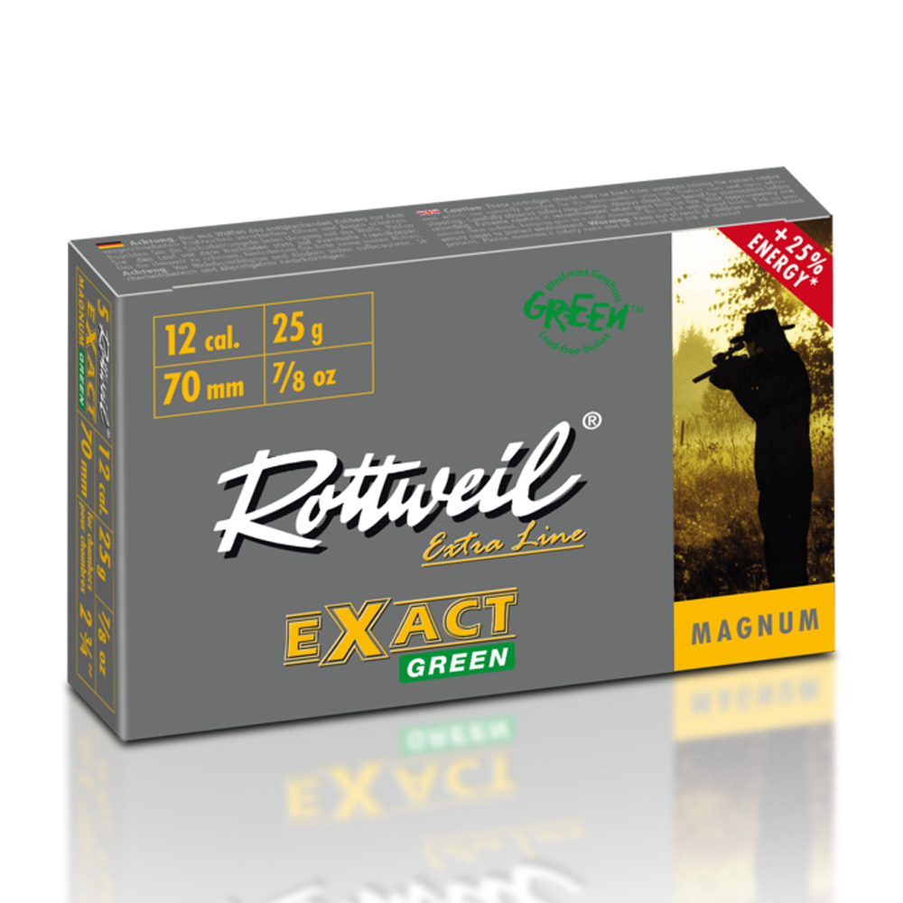 Rottweil 12/70 Exact Green Magnum 25g