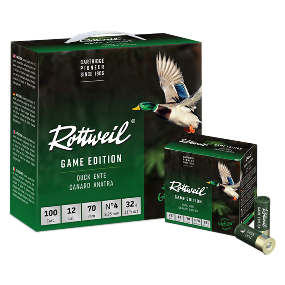 Rottweil 12/70 Game Edition Ente 3,25mm 32g
