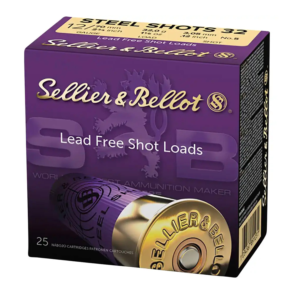 Sellier & Bellot 12/70 Jagd Steel 3,3mm 32g