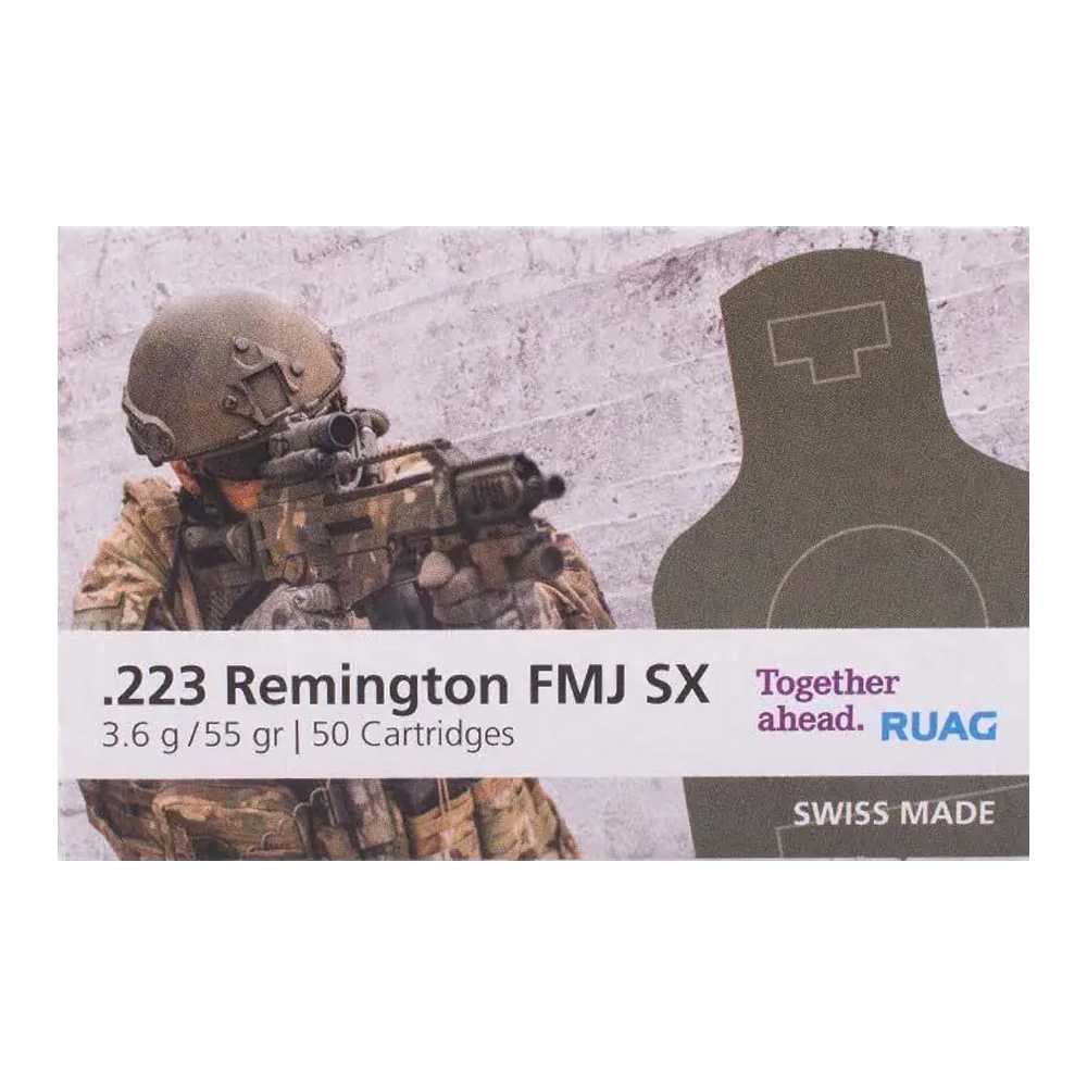 RUAG SWISS P .223 Rem. FMJ 3,6g/55grs.
