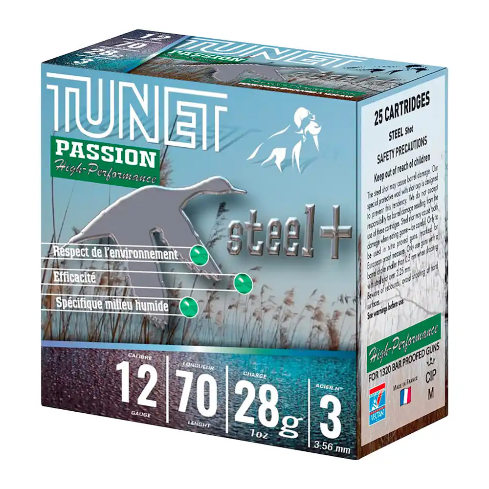 Tunet 12/70 Passion Steel HP 3,56mm 28g