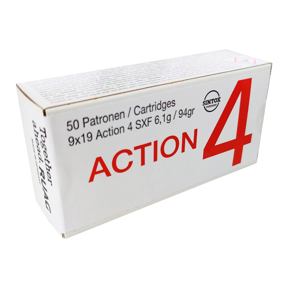 RUAG 9mm Luger Action 4 SXF 6,1g/94grs.
