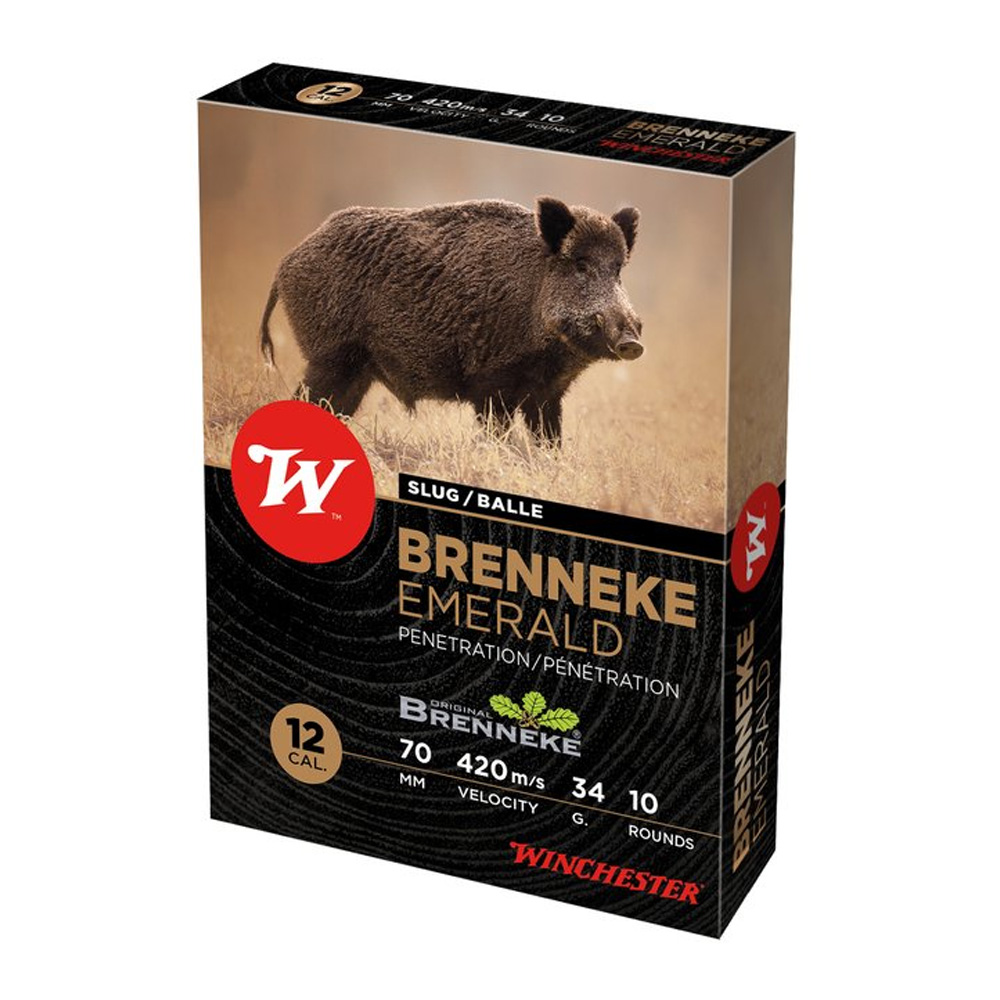 Winchester 12/70 Brenneke Emerald Slug 34g
